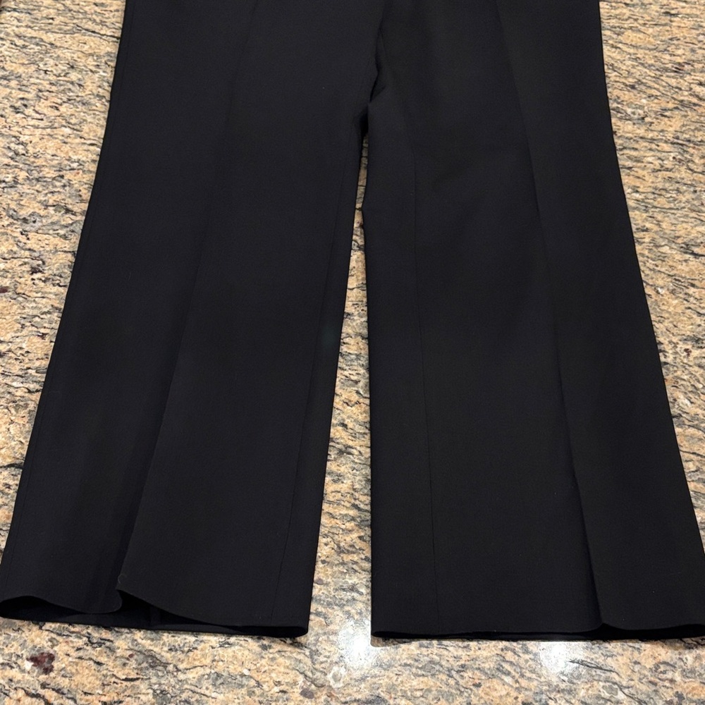 Brooks Brothers Caroline Fit Black Wool Pants | Size 4 | Tollegno 1900 - Picture 6 of 7
